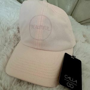 Pink “Beautiful” adjustable hat by Calia